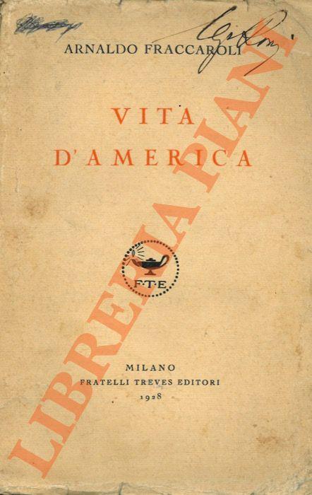 Vita d’America - Arnaldo Fraccaroli - copertina
