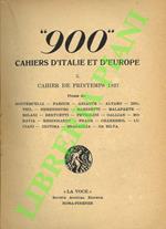 “900”. Cahiers d’Italie et d’Europe. 3: Cahier de printemps 1927.