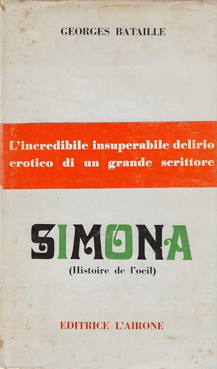 Simona - Georges Bataille - copertina