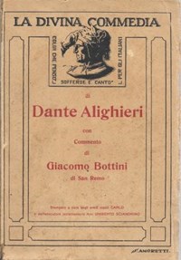 divina Commedia con Commento di Giacomo Bottini di San Remo