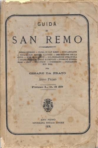 Guida di San Remo - Cesare Da Prato - copertina