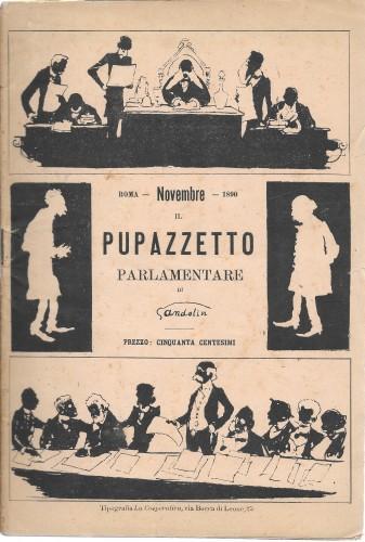 Il Pupazzetto parlamentare (Novembre 1890) - Luigi A. Vassallo - copertina