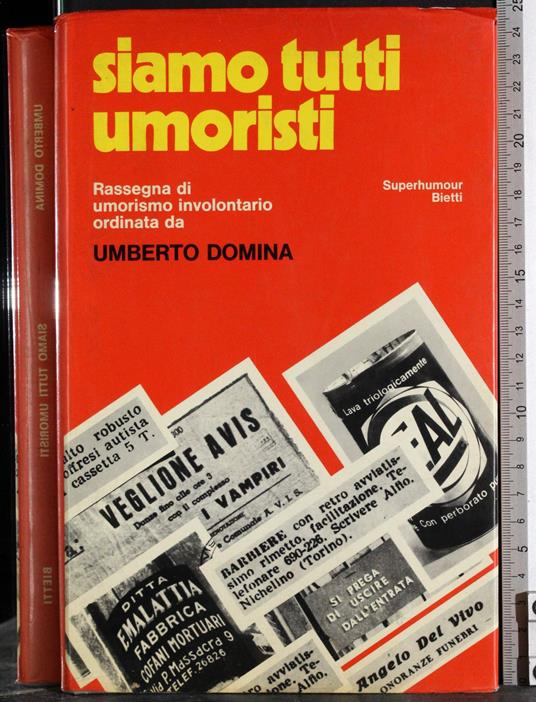 Siamo tutti umoristi - Umberto Domina - copertina