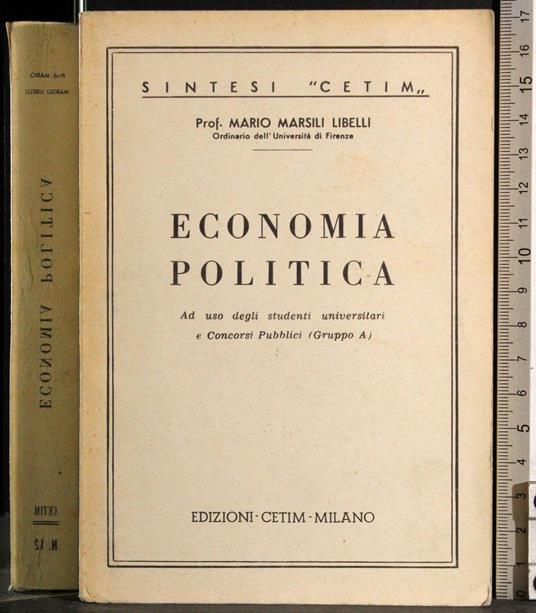 Economia Politica - copertina