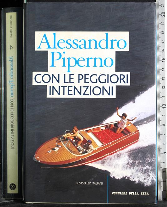 Con le peggiori intenzioni - Alessandro Piperno - copertina