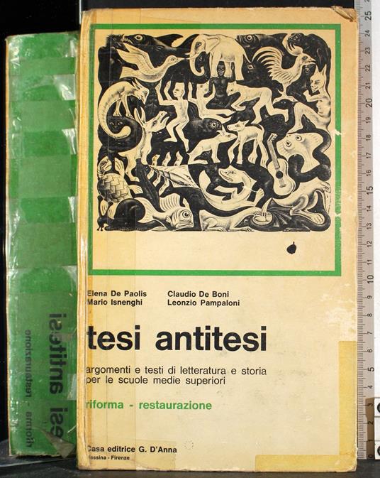 Tesi antitesi. Riforma - restaurazione - copertina