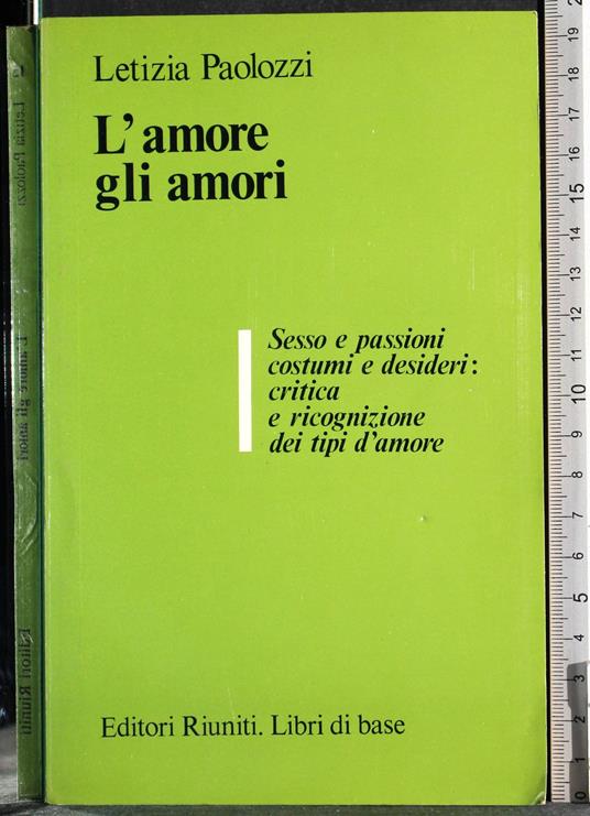 L' amore gli amori - Letizia Paolozzi - copertina