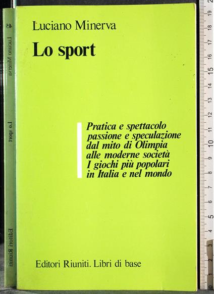 Lo sport - Luciano Minerva - copertina