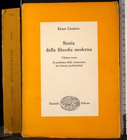 Storia della filosofia moderna. Vol 3 - Ernst Cassirer - copertina