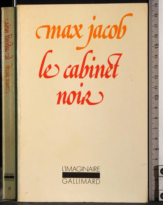 Le Cabinet noir - Max Jacob - copertina