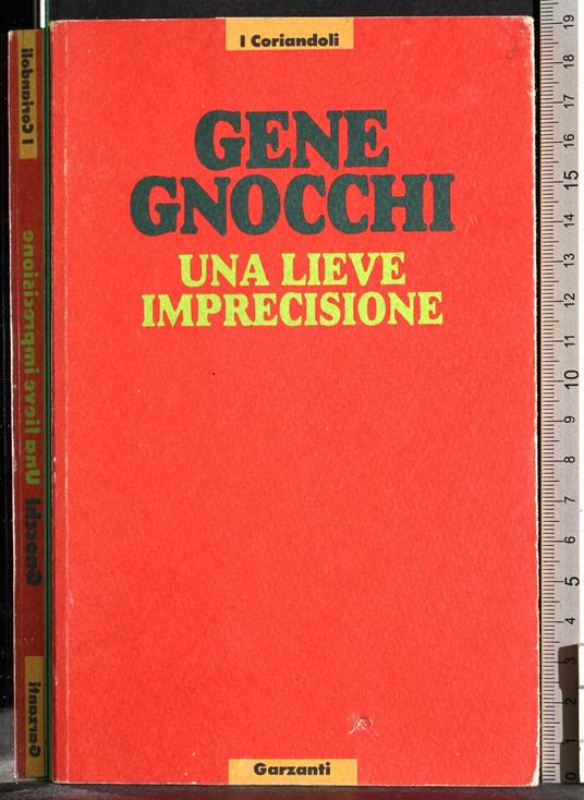 Una lieve imprecisione - Gene Gnocchi - copertina