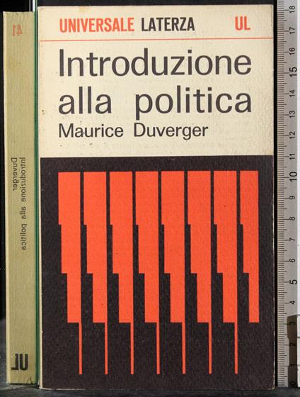 Introduzione alla politica - Maurice Duverger - copertina