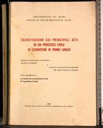 Esercitazione atti processo civile di cognizione primo grado