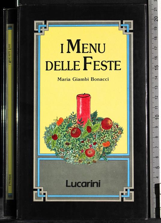 I menu delle feste - Maria Giambi Bonacci - copertina