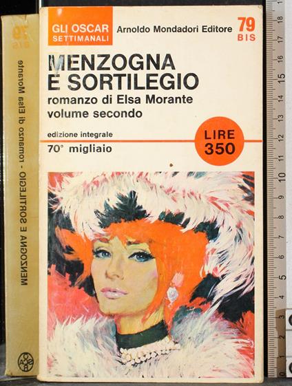 Menzogna e sortilegio. Vol 2 - Elsa Morante - copertina