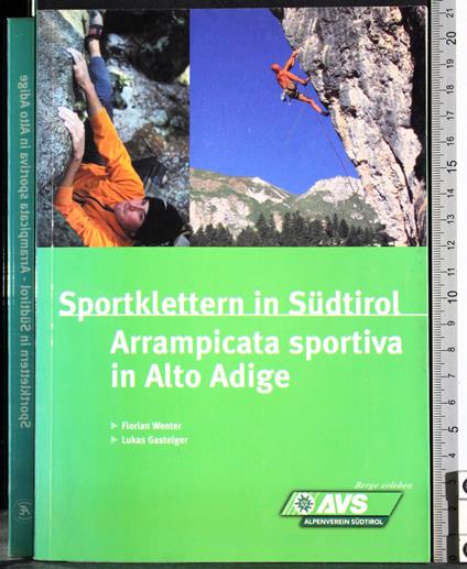 Sportklettern in Sudtirol. Arrampicata sportiva in alto Adige - copertina