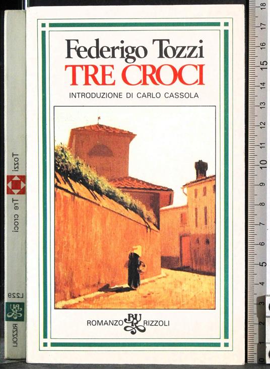 Tre croci - Federigo Tozzi - copertina