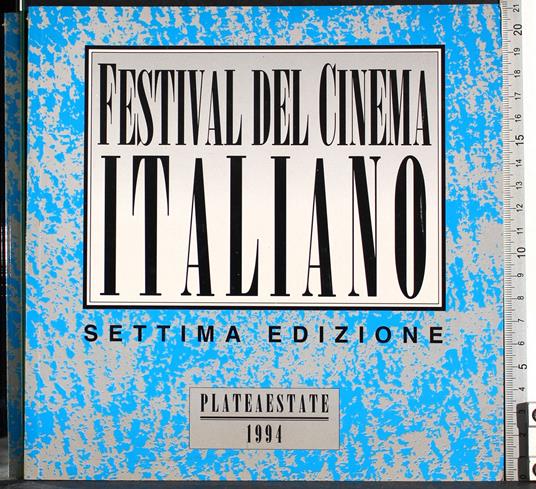 Festival del cinema italiano. Platea estate 1994 - copertina