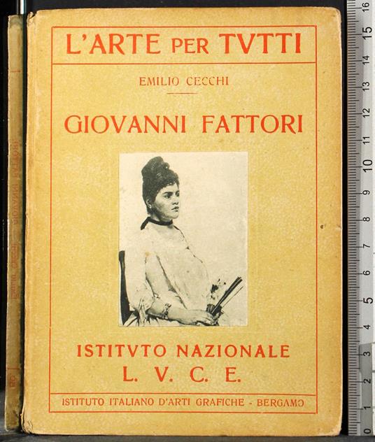 Giovanni Fattori - Emilio Cecchi - copertina