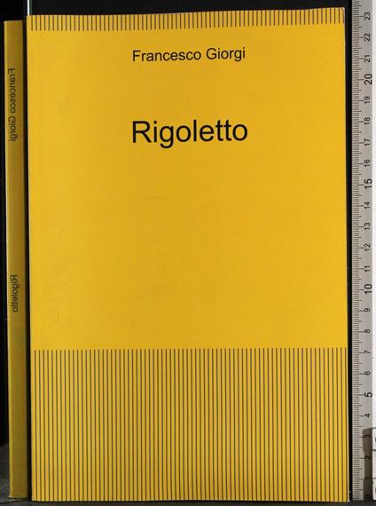 Rigoletto - Francesco Giorgi - copertina