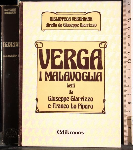 I Malavoglia - Giovanni Verga - copertina