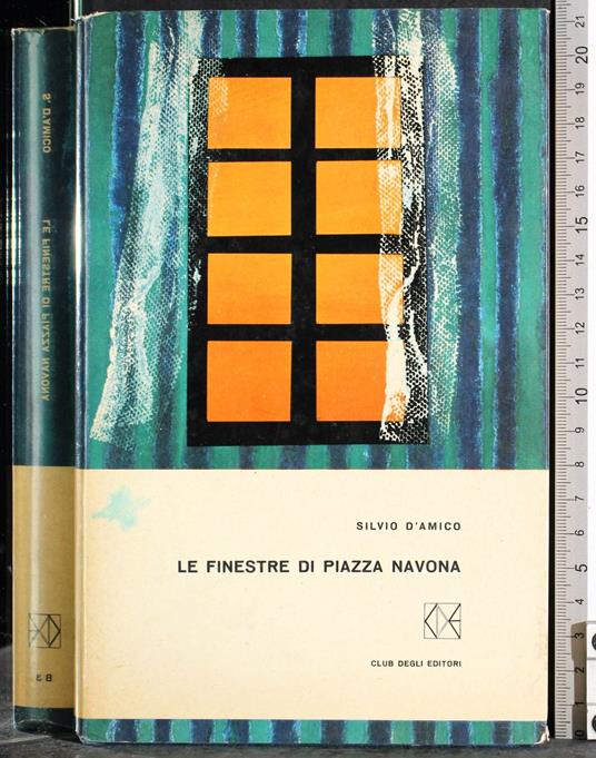Le finestre di piazza navona - Silvio D'Amico - copertina