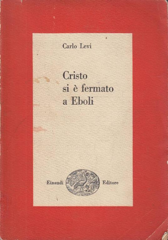 Cristo si è fermato a Eboli - Carlo Levi - copertina