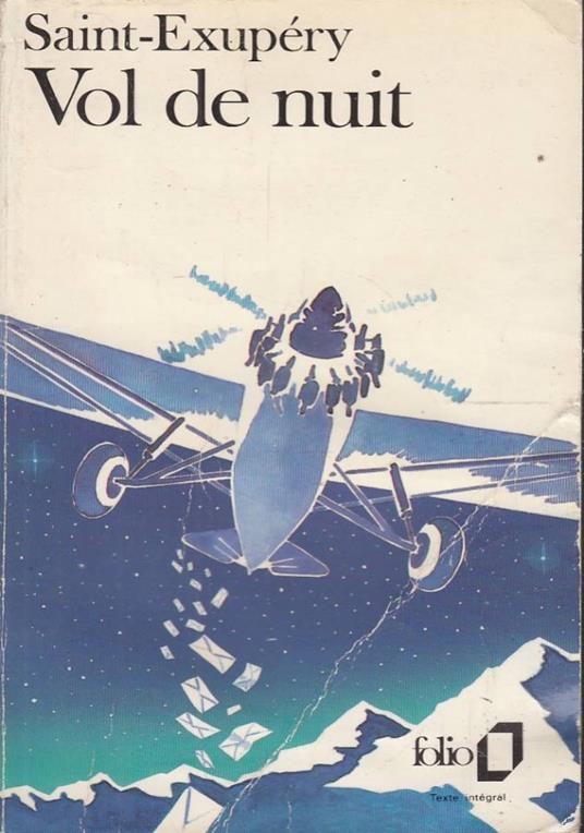vol de nuit - Antoine de Saint-Exupéry - copertina