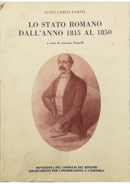 Lo Stato Romano dall'anno 1815 al 1850 - copertina