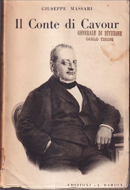 Il Conte di Cavour (ricordi biografici) - Giuseppe Massari - copertina