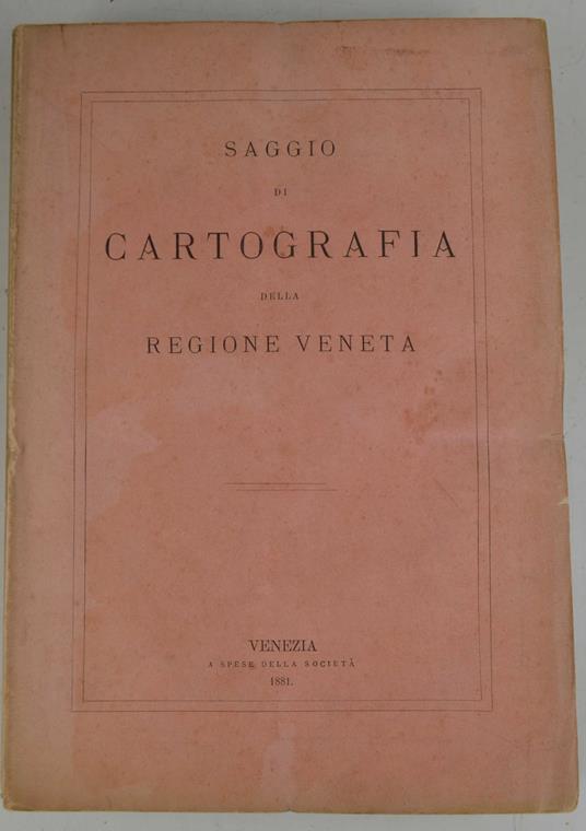 Saggio di cartografia della Regione Veneta - copertina