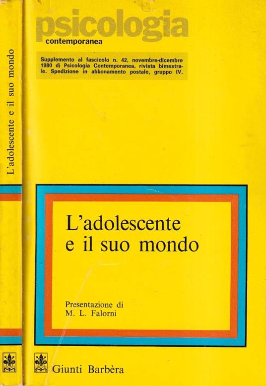 L' adolescente e il suo mondo - Irene M. Josselyn - copertina