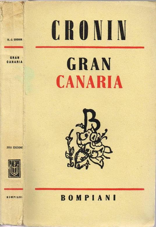 Gran Canaria - A. Joseph Cronin - copertina