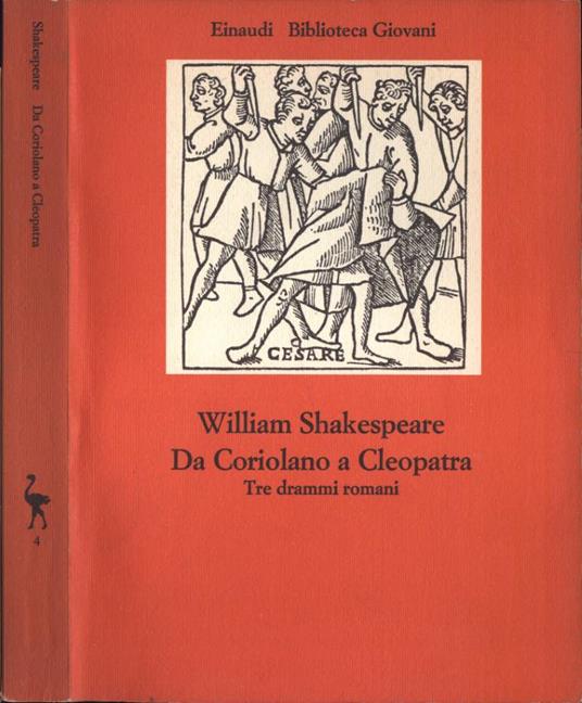 Da Coriolano a Cleopatra - William Shakespeare - copertina