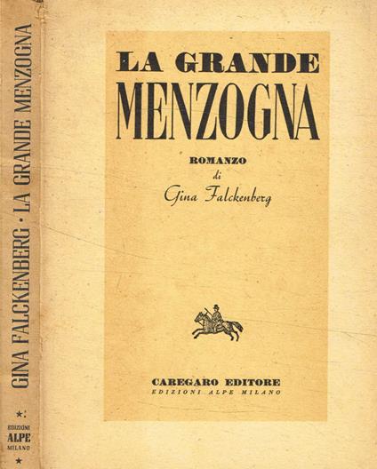 La grande menzogna - Gina Falckenberg - copertina