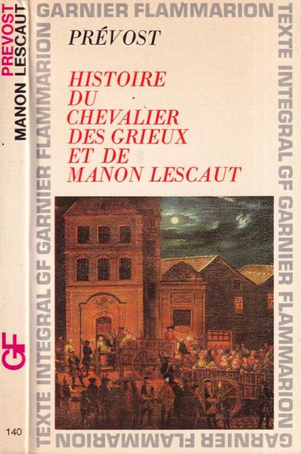 Histoire du chevalier des grieux et de manon lescaut - copertina