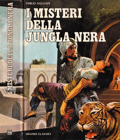 I misteri della jungla nera - Emilio Salgari - copertina