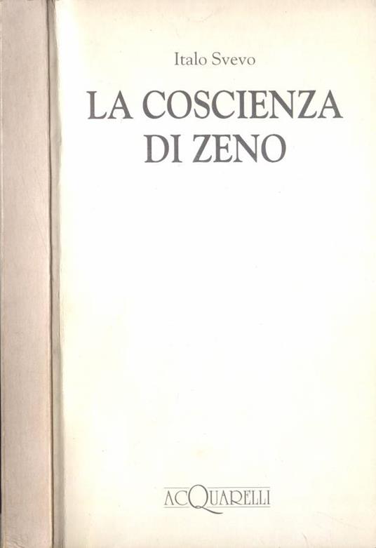 La coscienza di Zeno - Italo Svevo - copertina