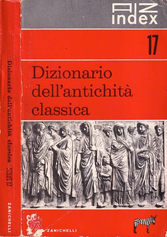 Dizionario dell'antichità classica - copertina