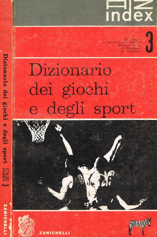 Dizionario dei giochi e degli sport - copertina