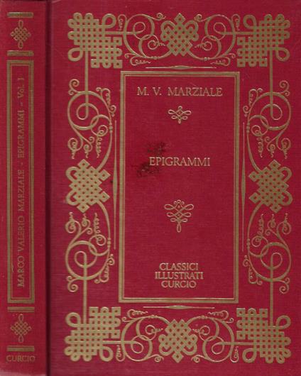 Epigrammi vol. I - M. Valerio Marziale - copertina