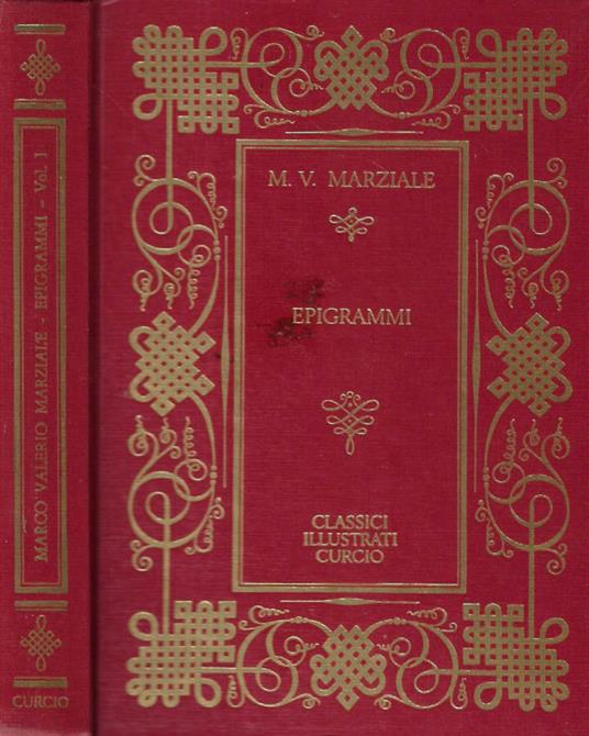 Epigrammi vol. I - M. Valerio Marziale - copertina