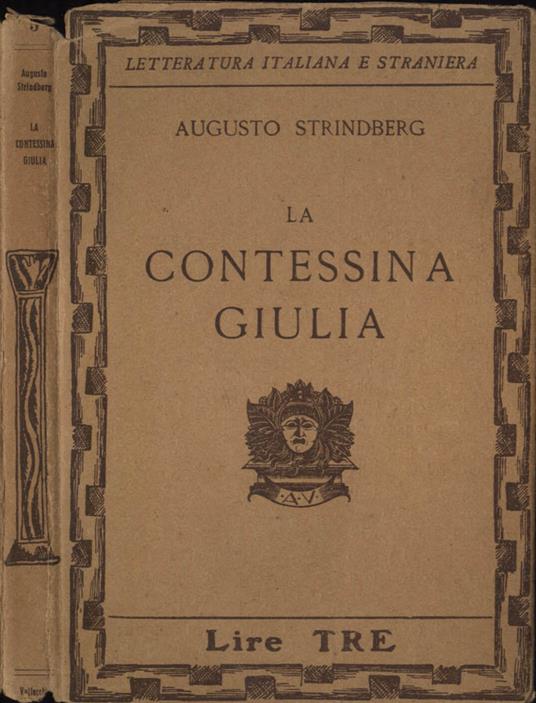 La contessina Giulia - August Strindberg - copertina