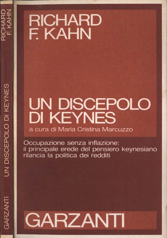 Un discepolo di Keynes - copertina