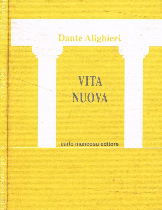 Vita nuova - Dante Alighieri - copertina