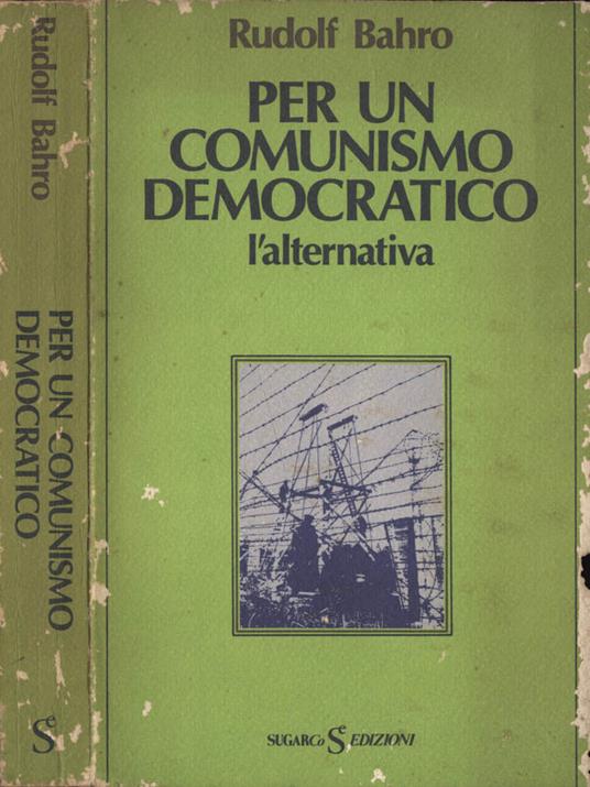 Per un comunismo democratico - Rudolf Bahro - copertina