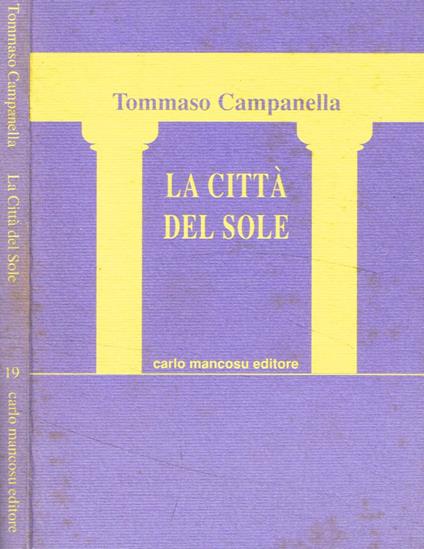 La città del sole - Tommaso Campanella - copertina
