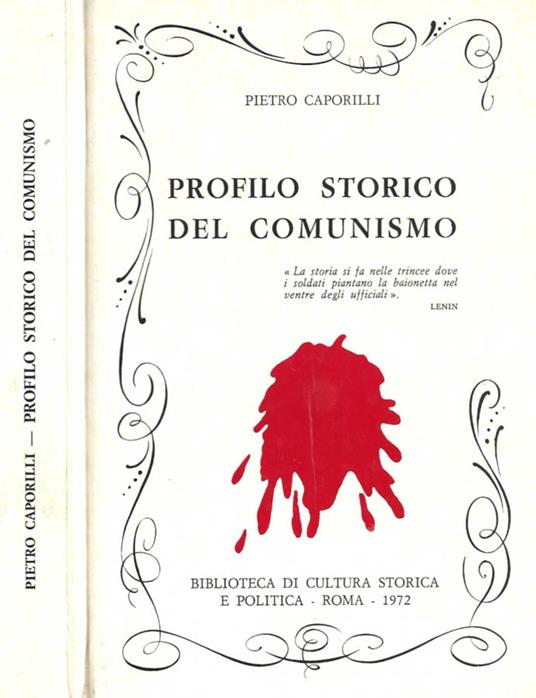 profilo storico del Comunismo - Pietro Caporilli - copertina