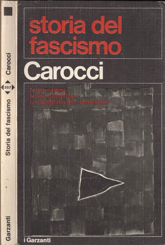 Storia del fascismo - Giampiero Carocci - Libro Usato - Garzanti Libri 