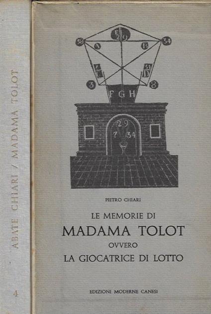 Le memorie di Madama Tolot ovvero La Giocatrice di Lotto - Pietro Chiari - copertina